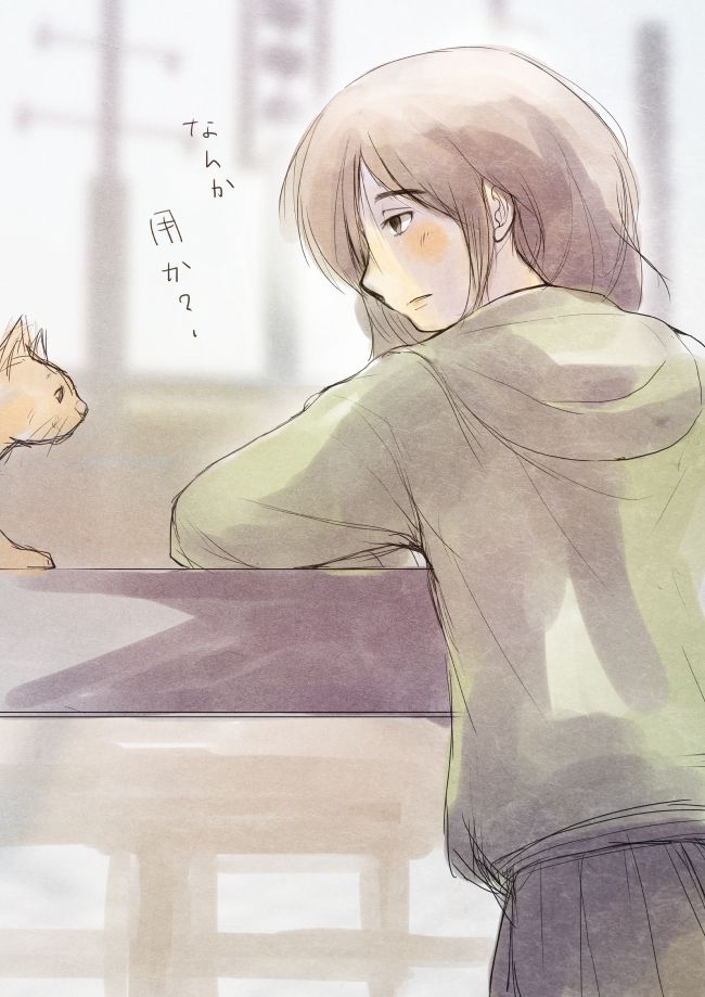 「何かようか？」