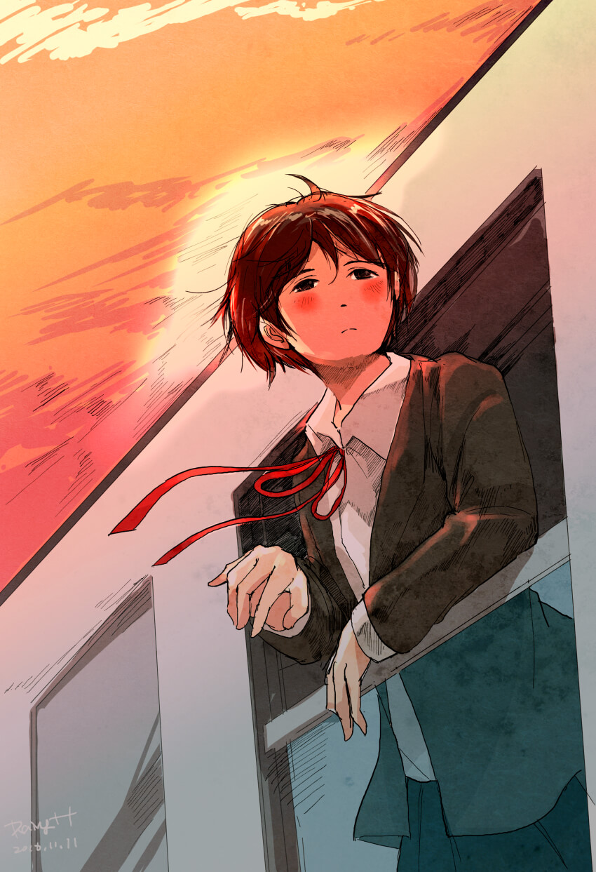 「手をふろうとしてやっぱり私はやめた。」