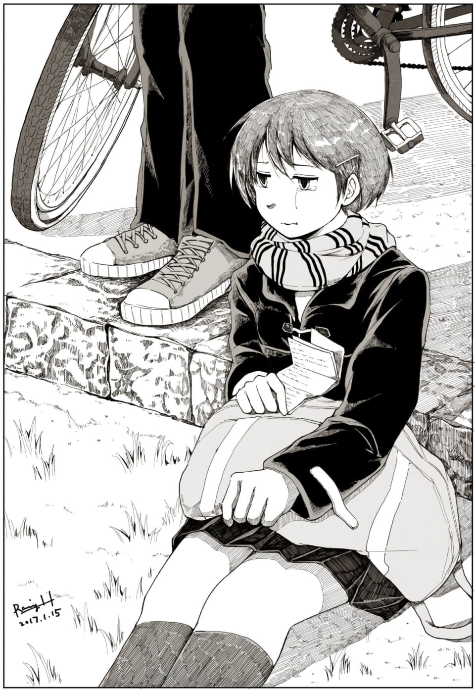 「何も言えないから人は泣くのだ。」