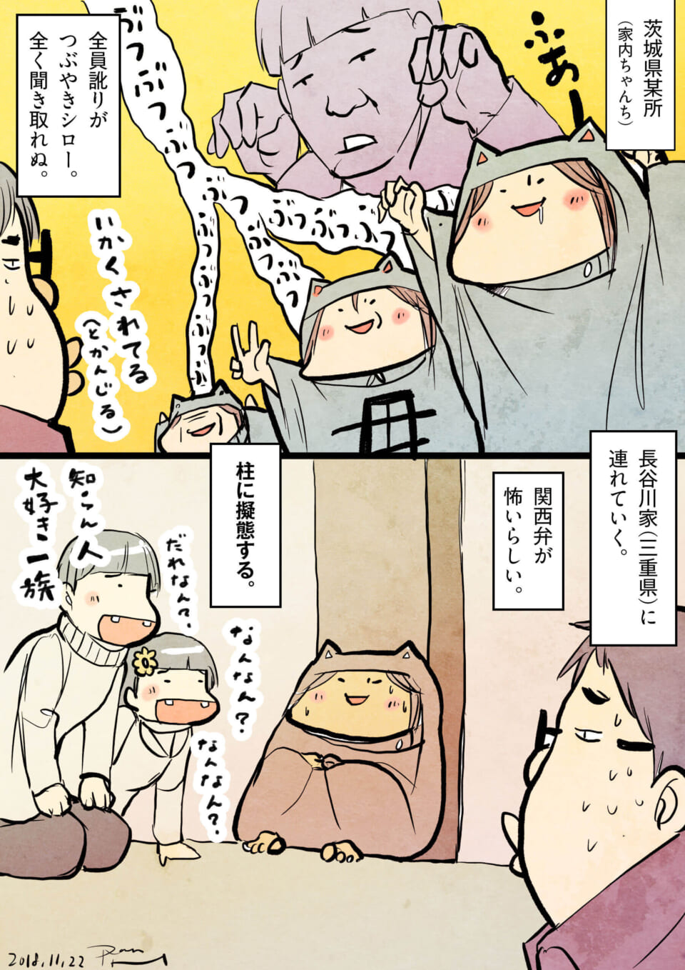 「家族第一歩。2003」