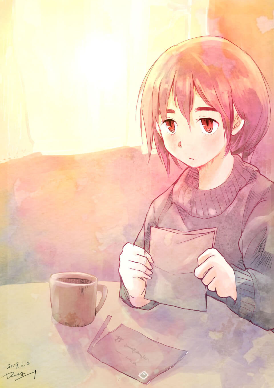 「僕の手紙を、先輩はどんな顔で読んだのだろう。」