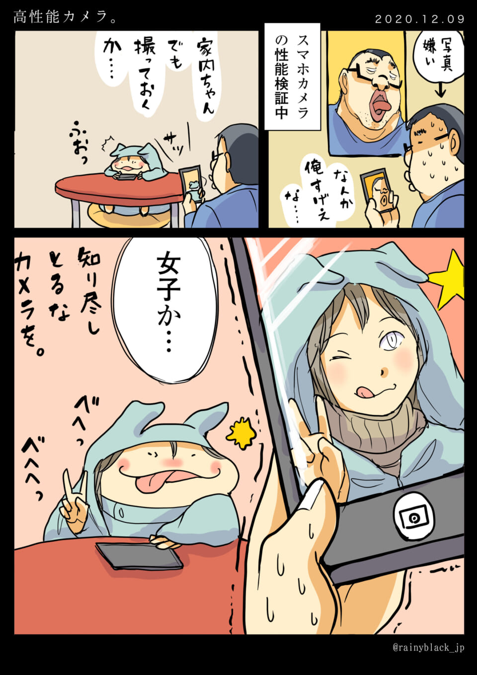 「高性能カメラ。」