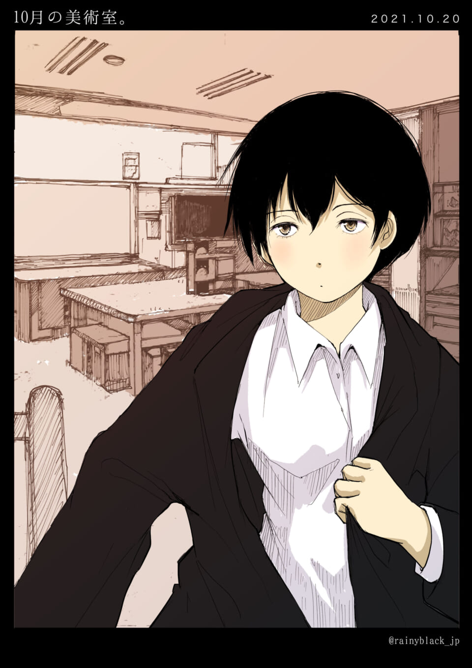 「１０月の美術室。」