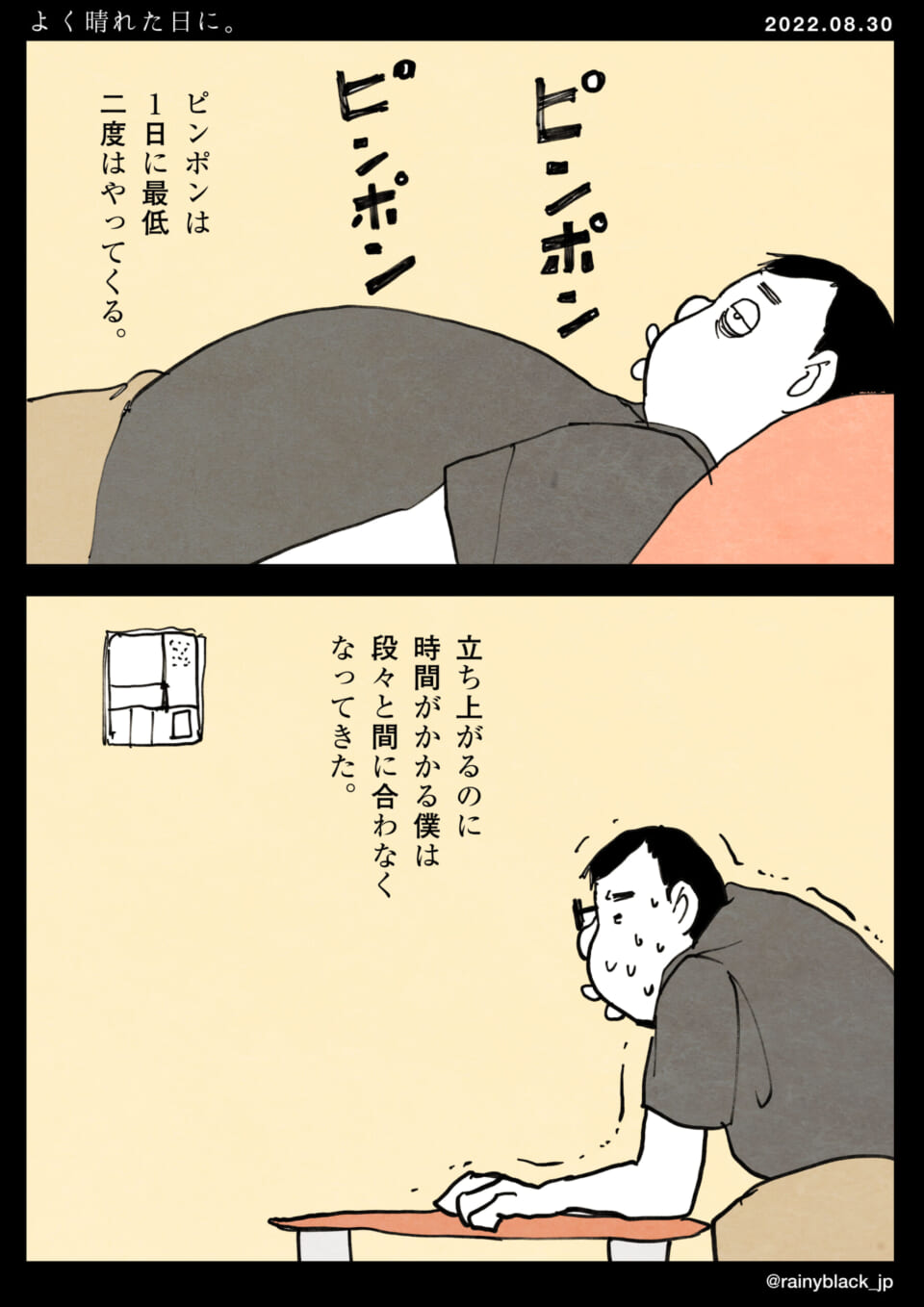 「よく晴れた日に。」