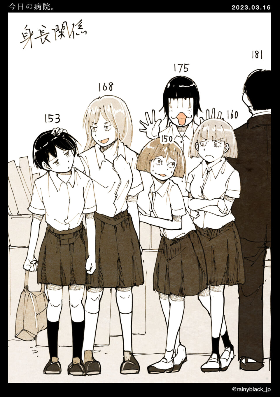 「今日の病院。」