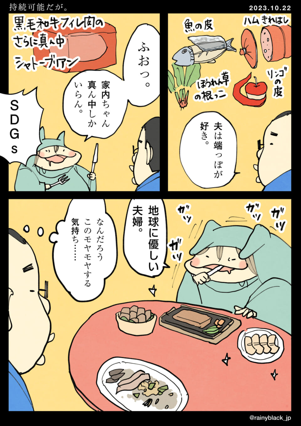 「持続可能だが。」