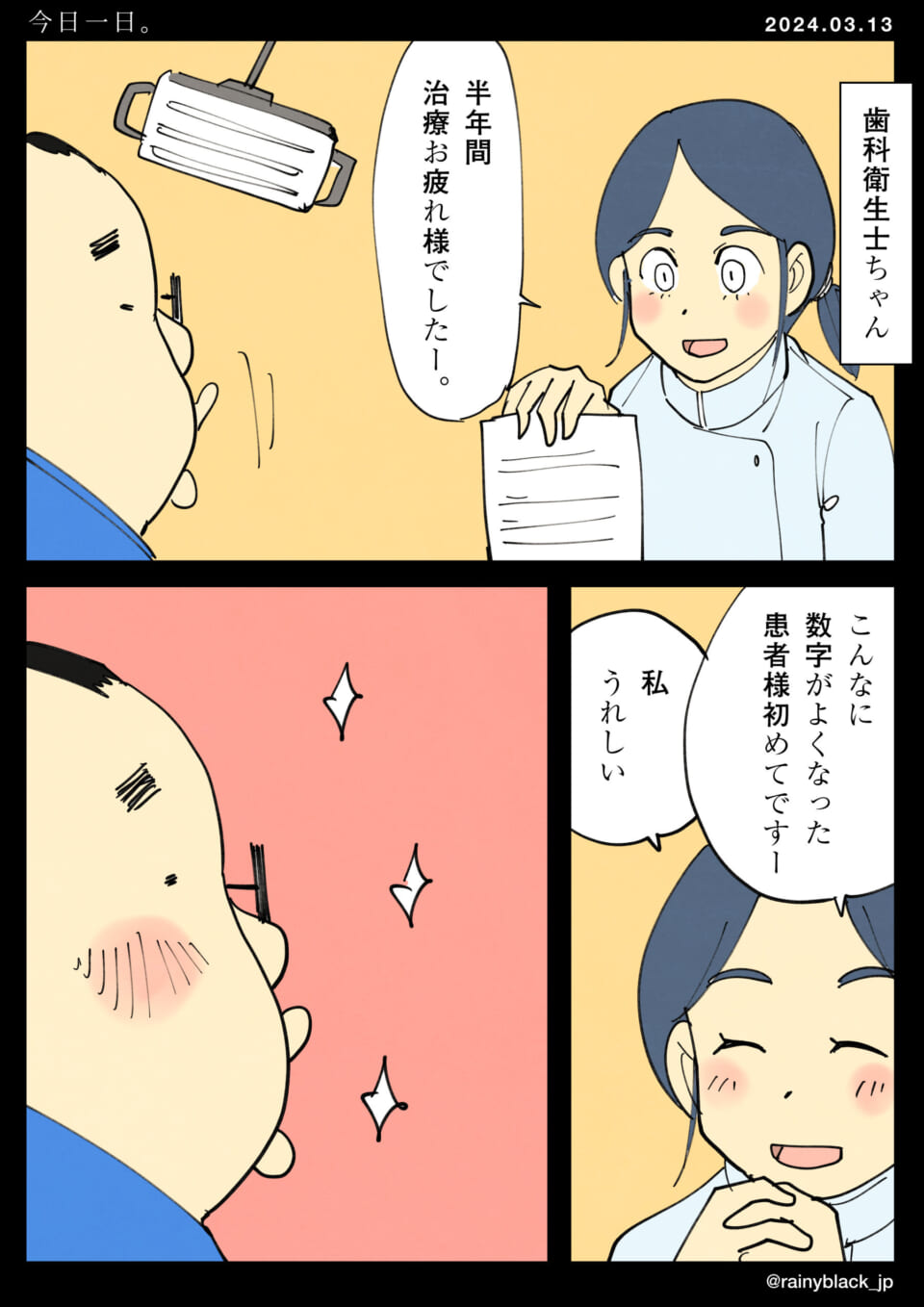 「今日一日。」