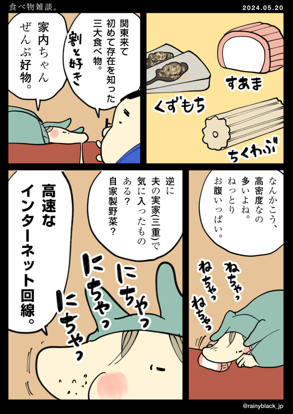 「食べ物雑談。」