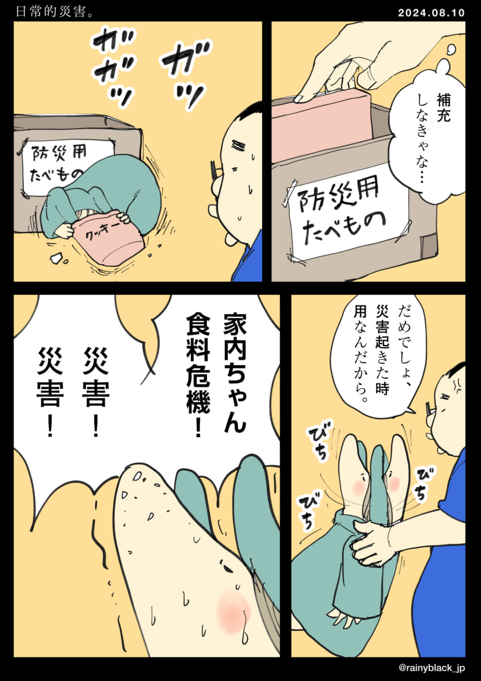 「日常的災害。」