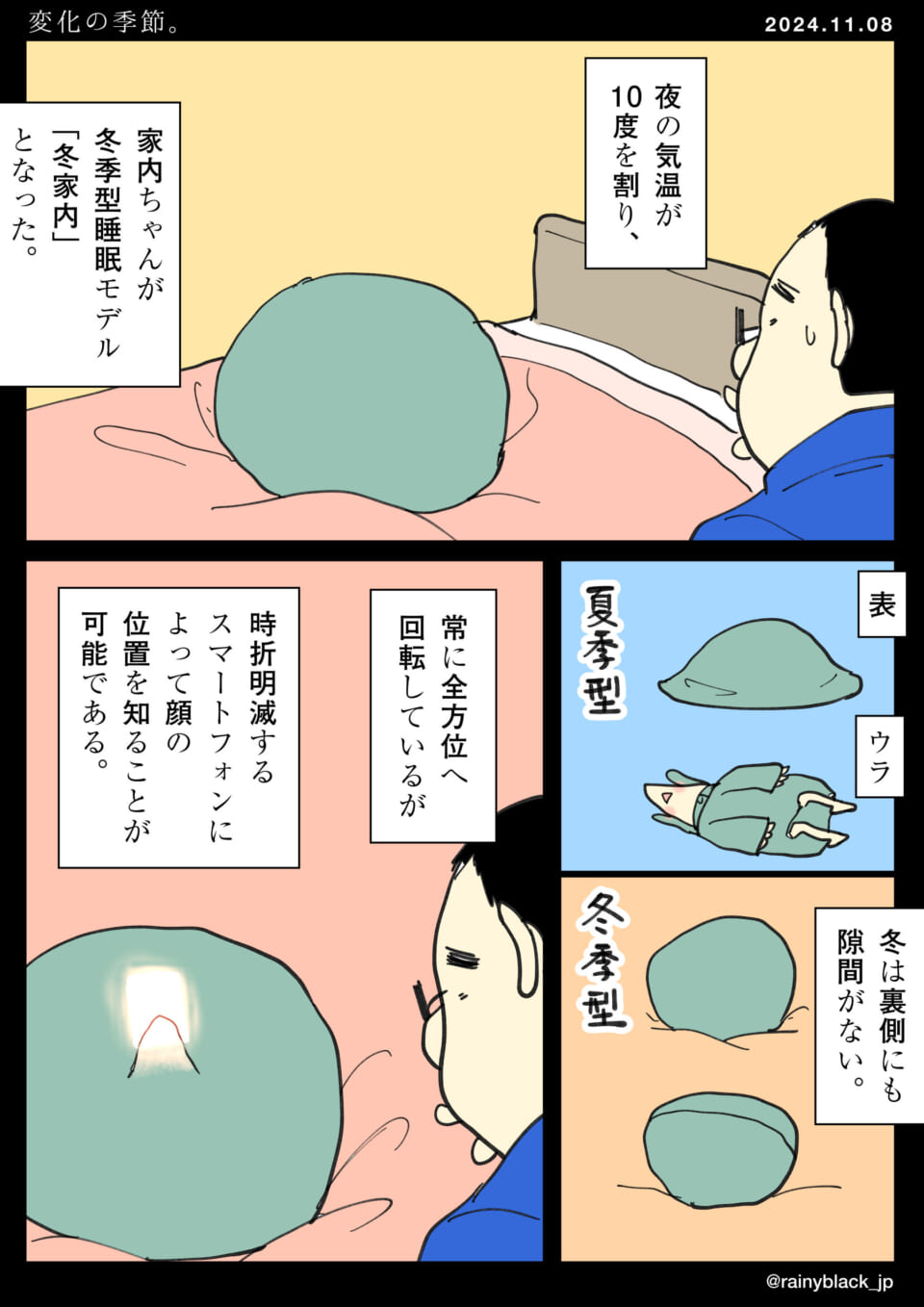 「変化の季節。」